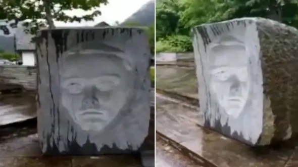 مجسمه عجیبی که هرکجا باشید، می‌چرخد تا به شما نگاه کند! + فیلم