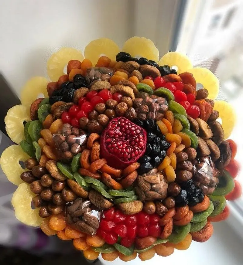 تزیین آجیل، میوه خشک و خشکبار عروس برای نوروز 1405