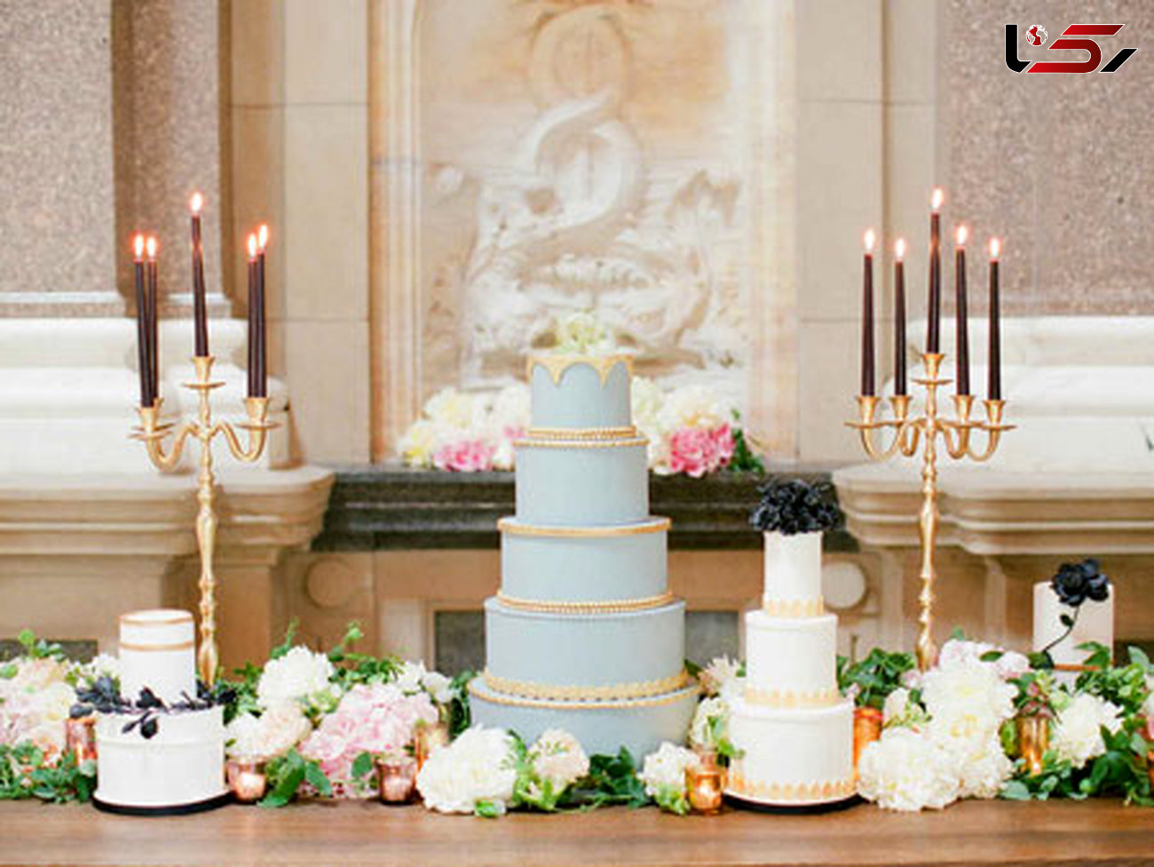 جدیدترین مدل کیک عروسی به رنگ سال ۲۰۱۷