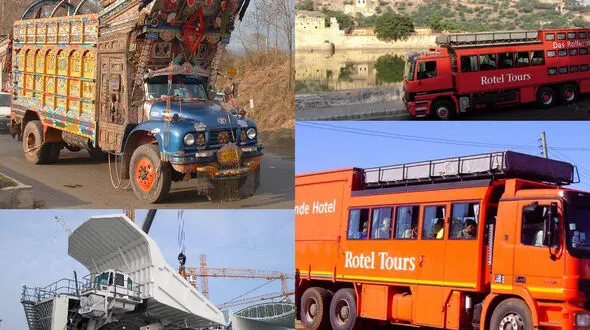 عجیب ترین کامیون های جهان + عکس