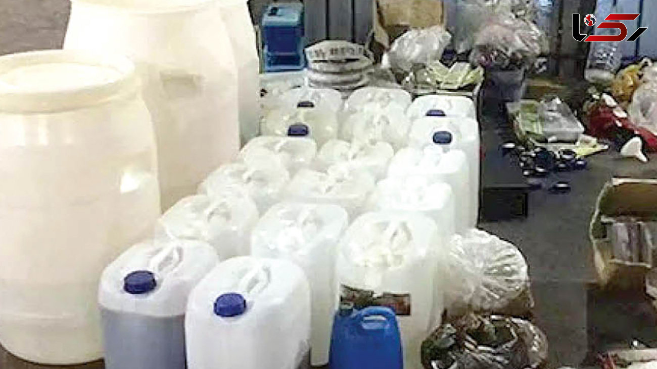 کشف 5 هزار لیتر الکل صنعتی احتکاری در شیراز