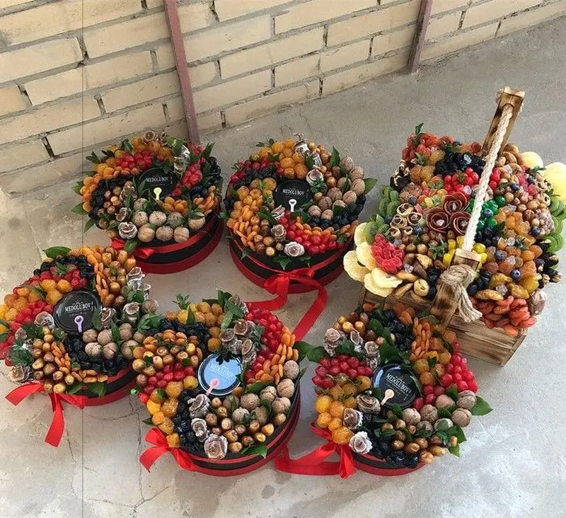 تزیین آجیل، میوه خشک و خشکبار عروس برای نوروز 1405