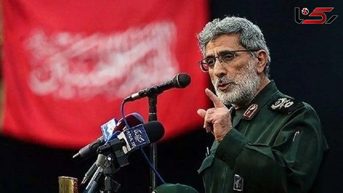 فیلم اولین حمله تند «سردار قاآنی»در حمایت از سردار سلیمانی به امریکایی ها