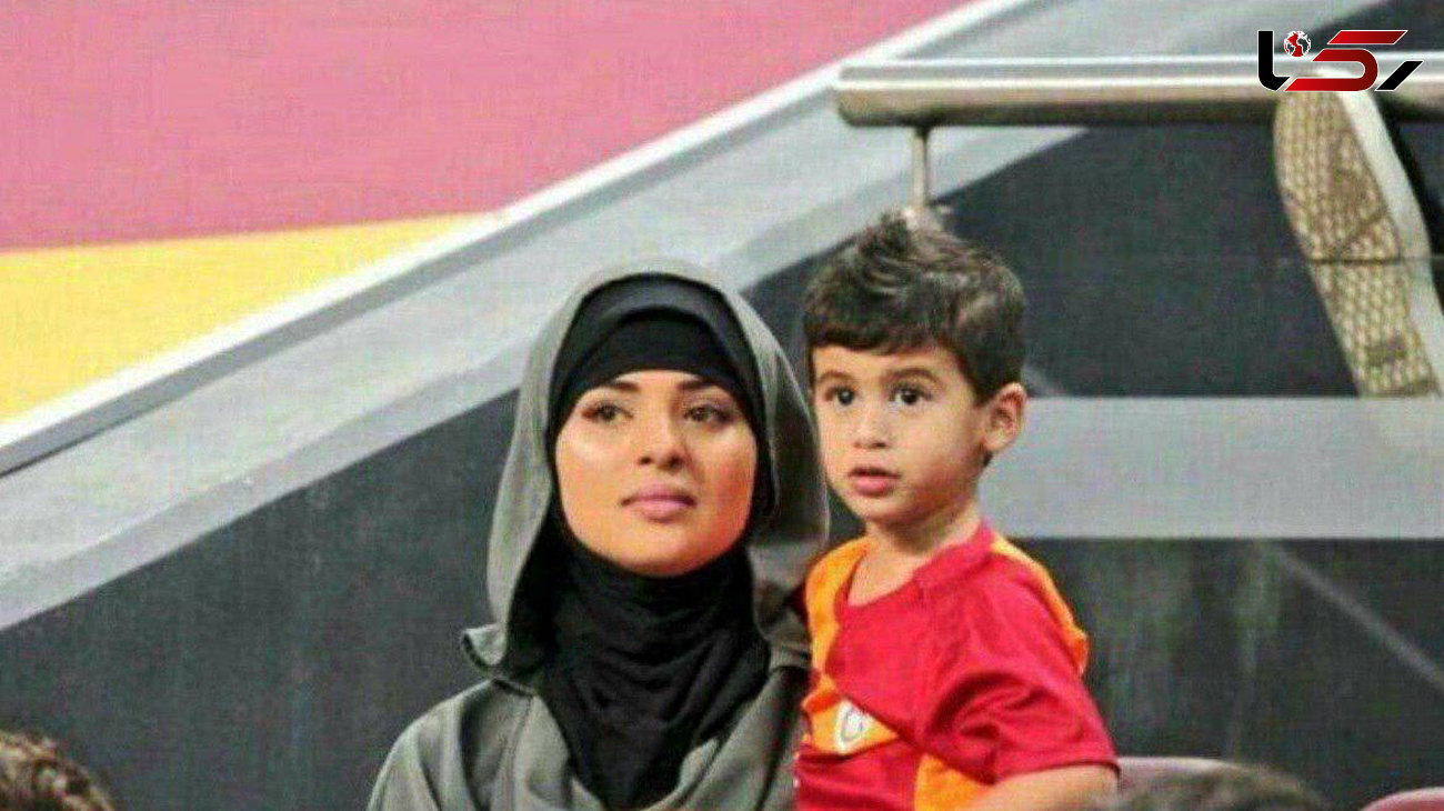 زن بهترین فوتبالیست انگلیس با حجاب اسلامی در رم +عکس