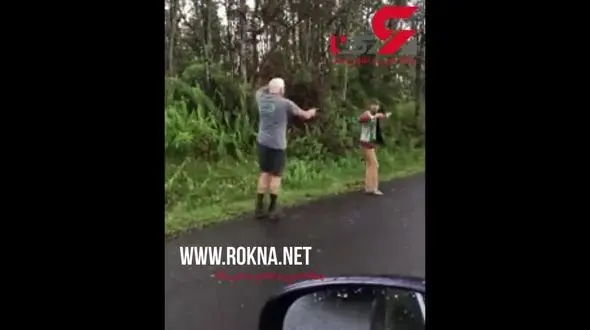 لحظه شلیک پی در پی مرد دیوانه به یک زوج + فیلم