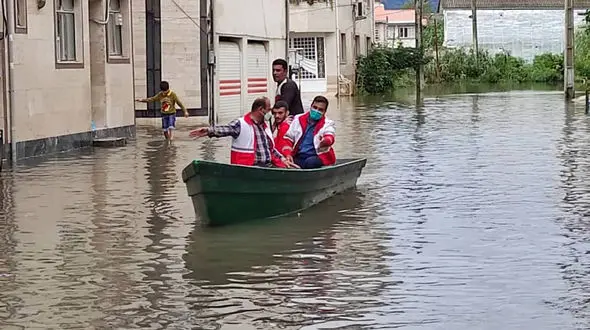 گیلان در حالت آماده باش / خطر سیل در گیلان 