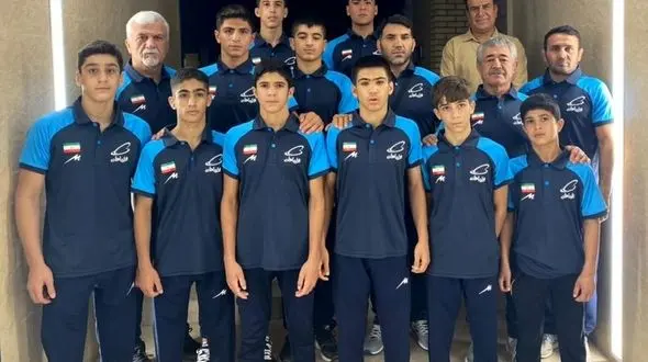 تیم کشتی فرنگی نونهالان راهی بحرین شد