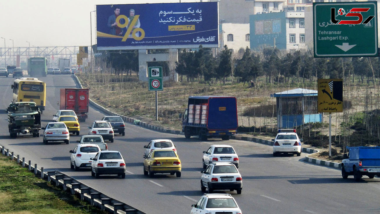 حادثه دلخراش در اتوبان حکیم / جسد سوخته زن جوان پیدا شد