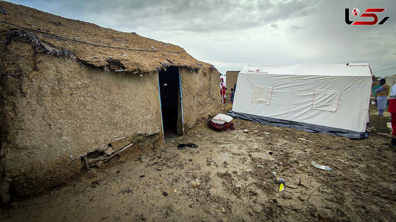 فیلم ورود سیلاب به سد جریکه در سیستان