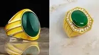 مدل‌ های شیک انگشتر طلای نگین سبز؛ جواهری برای استایل جذاب