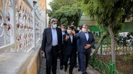 شهردار  تهران کلنگ ساخت بوستان جی را زد 