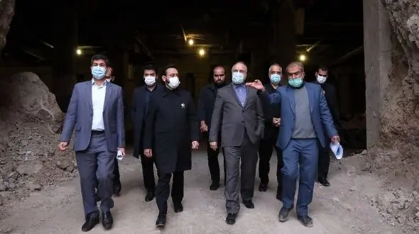 بازدید قالیباف از پروژه‌ های عمرانی و طرح توسعه حرم مطهر رضوی