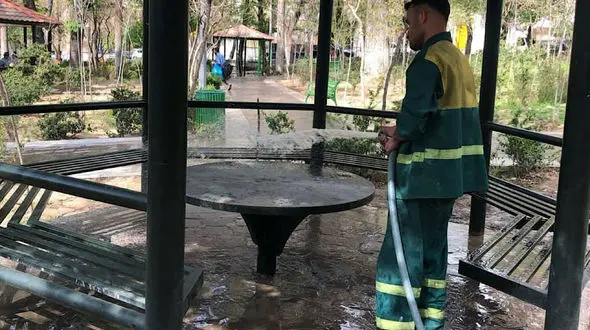 آماده‌ سازی بوستان‌های منطقه یک برای استقبال از روز طبیعت