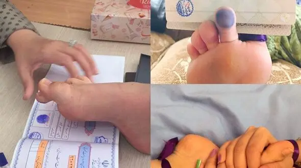 رای یک دختر رای ‌اولی در شیراز که دست ندارد + عکس