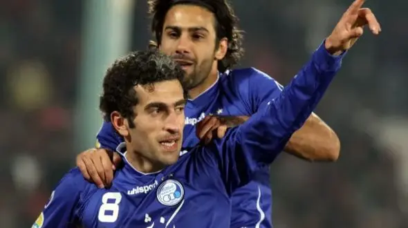 واکنش فرهاد مجیدی به قهرمانی استقلال با مجتبی جباری + عکس