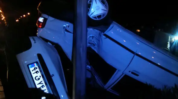 تصادف زنجیره ای در کرمان