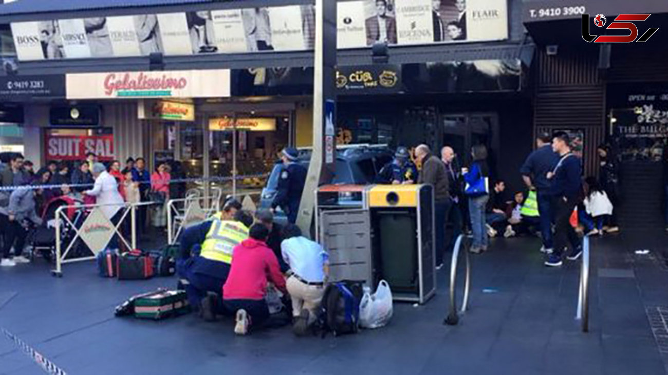 برخورد خودرو با عابرین پیاده در استرالیا 7 نفر را مصدوم کرد+عکس