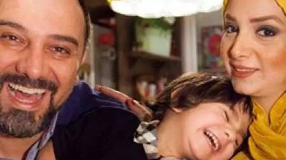 عاشقانه برزو ارجمند وهمسرش داخل خودرو + عکس کراواتی