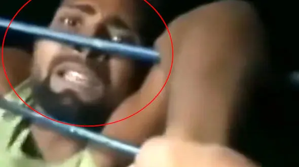 ببینید / التماس های یک دزد که در شرایط خطرناکی گرفتار شده بود + فیلم