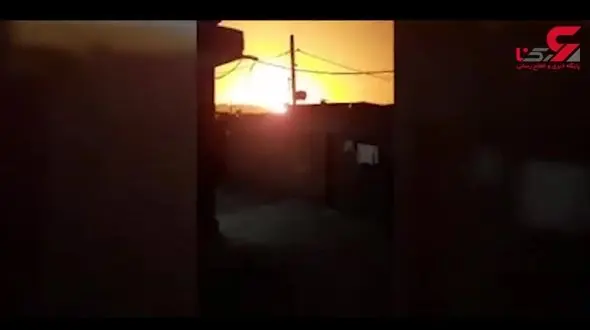 آتش‌سوزی در خط لوله انتقال گاز بخش الوار اندیمشک + فیلم