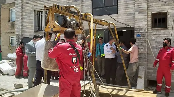 جسد مرد مدفون در فردیس پیدا نشد /  اجازه تخریب ساختمان نمی دهند + عکس ها 