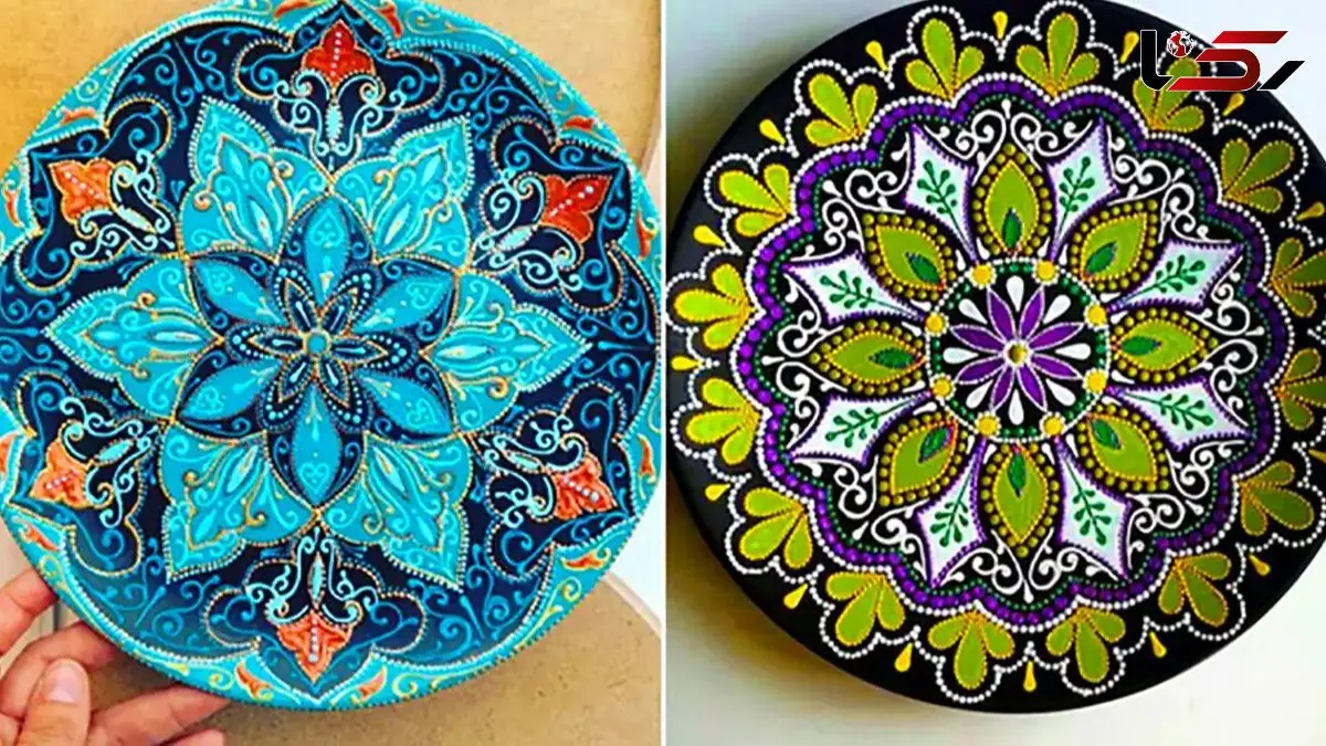 15 اثر هنری خیره‌ کننده بشقاب ماندالا تزئینی با الهام از طرح‌ های شرقی