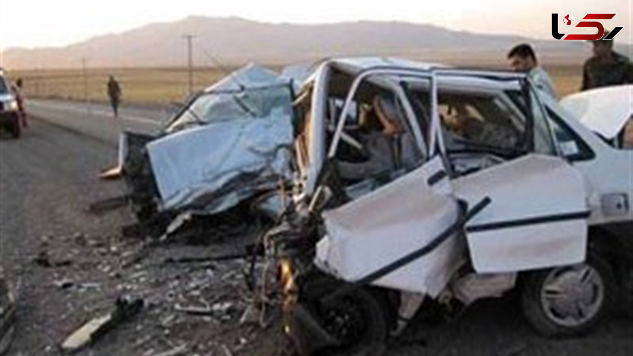 تصادف مرگبار و وحشتناک پراید و 405 در شیراز