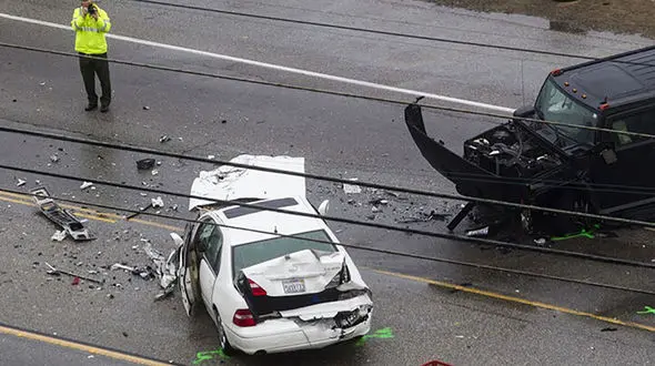 ببینید / لحظه هولناک تصادف مرگبار هیوندا با یک خودرو / 2 مرد کشته شدند + فیلم