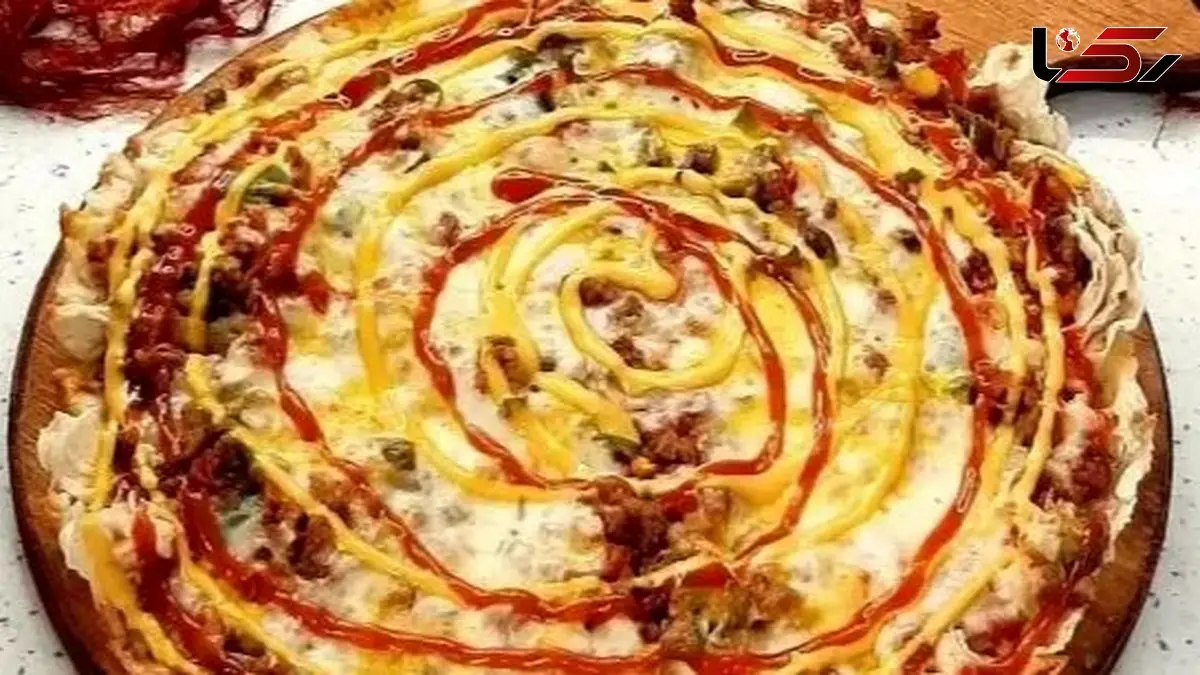 با نان لواش پیتزا درست کن؛ آسان، سریع و خوشمزه! / فیلم