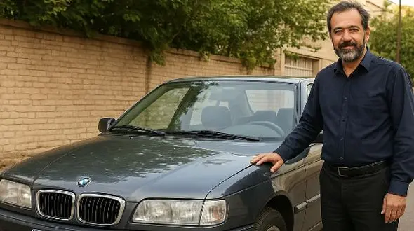 خلاقیت آقای خوش ذوق ایرانی برای تبدیل خودرو 405 به BMW سری 7 با امکانات فضایی، ماشینه یا هواپیما! / هنر نزد ایرانیان است و بس