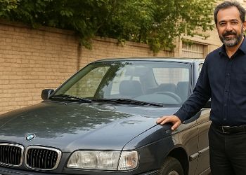 خلاقیت آقای خوش ذوق ایرانی برای تبدیل خودرو 405 به BMW سری 7 با امکانات فضایی، ماشینه یا هواپیما! / هنر نزد ایرانیان است و بس