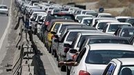 ترافیک چند کیلومتری در بزرگراه حاجی آباد - سیرجان