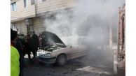 آتش سوزی 3 خودرو در اصفهان 