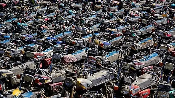 موتورسیکلت‌های فاقد بیمه در صورت توقیف ، ترخیص نمی‌شوند