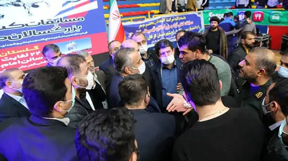 جنجال و درگیری در مسابقات کشتی کشور + فیلم