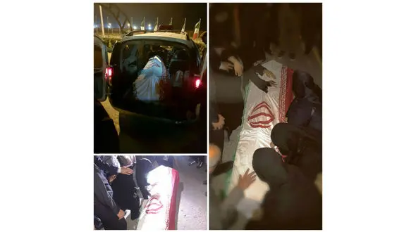 پیکر ابراهیم یزدی وارد تهران شد+عکس