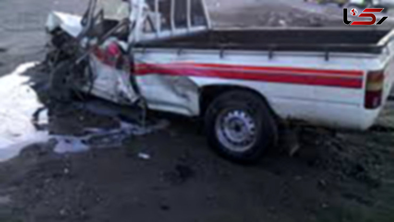 14 کشته در برخورد 2 دستگاه تویوتا وانت/ 11 مسافر راهی بیمارستان شدند