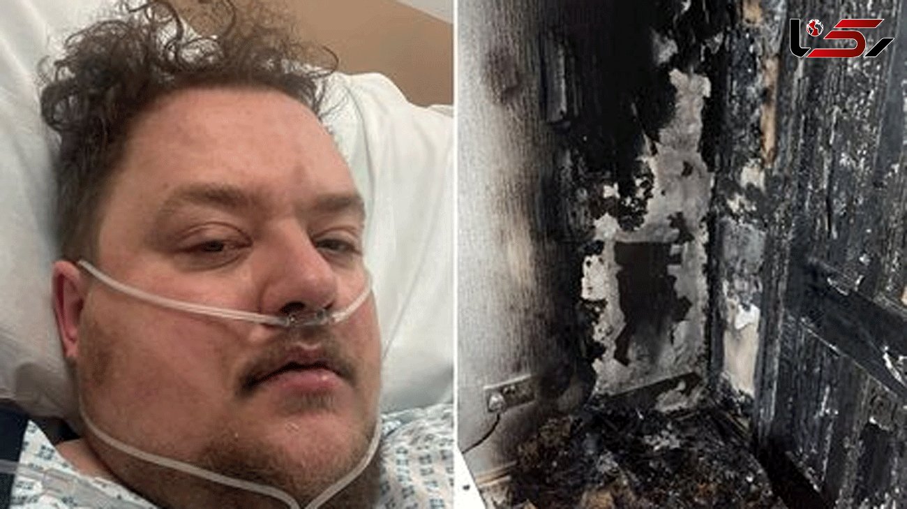 Man 'lucky to be alive' after jumping out of upstairs window to escape house fire