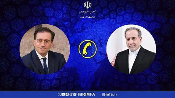 عراقچی در تماس تلفنی با وزیر امور خارجه اسپانیا: پاسخ به تجاوز، دفاع است