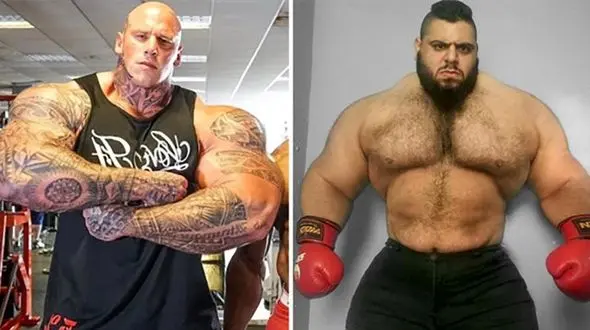 مبارزه هالک ایرانی با ترسناک‌ترین مرد جهان + عکس