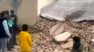 یک مدرسه در ایران بدون زلزله و برف فروریخت + فیلم دردناک و و یک معجزه !
