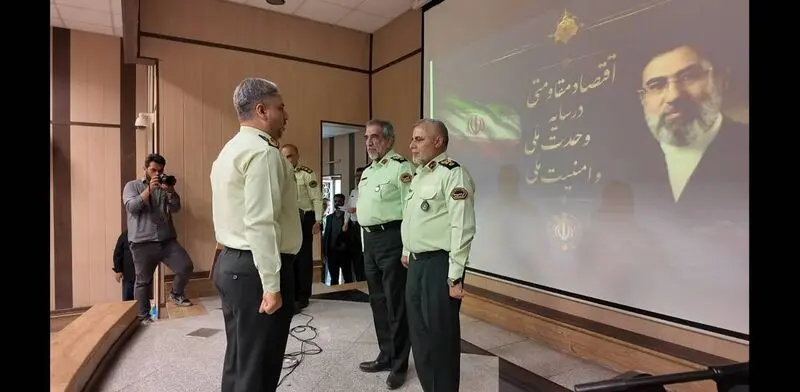 مراسم تودیع و معارفه رئیس پلیس آگاهی تهران بزرگ