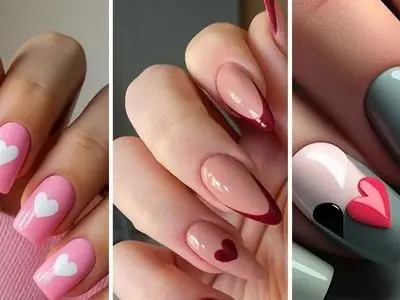 ایده های شیک دیزاین ناخن قلبی برای دختران خاص
