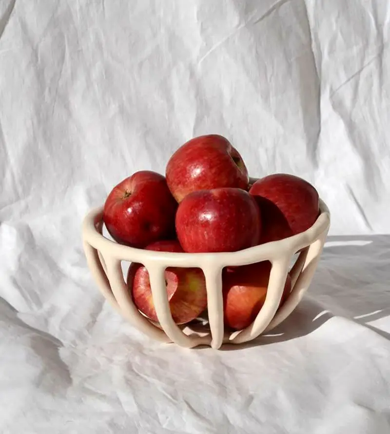 قیمت میوه خوری سرامیکی پایه دار