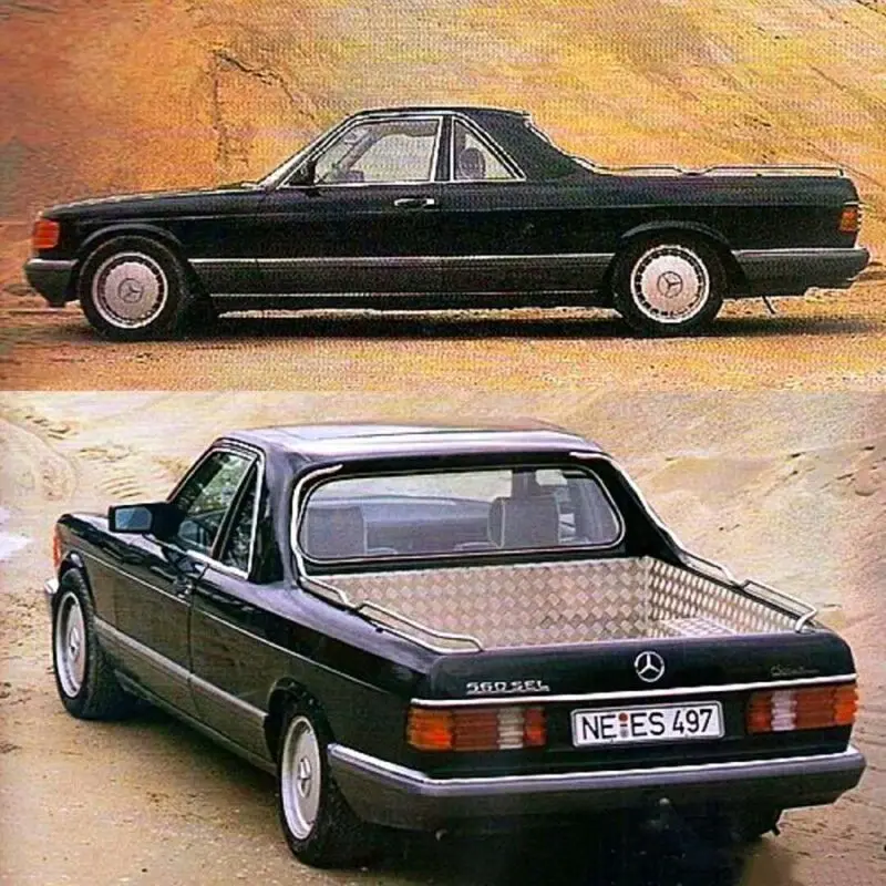 تنها مرسدس بنز 560 SEL پیکاپ جهان کجاست؟ معمای یک خودروی بسیار کمیاب از آلمان