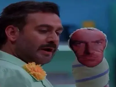 فیلم/ سکانس خندان/ نیما ادا گلزار یجور در میاره مو نزنه/متین ستوده میگه سبک زندگیمه