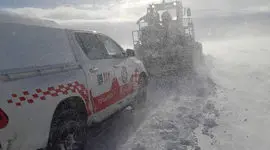 بانوی دیابتی آغ‌زیارت با تلاش امدادگران هلال‌احمر نجات یافت