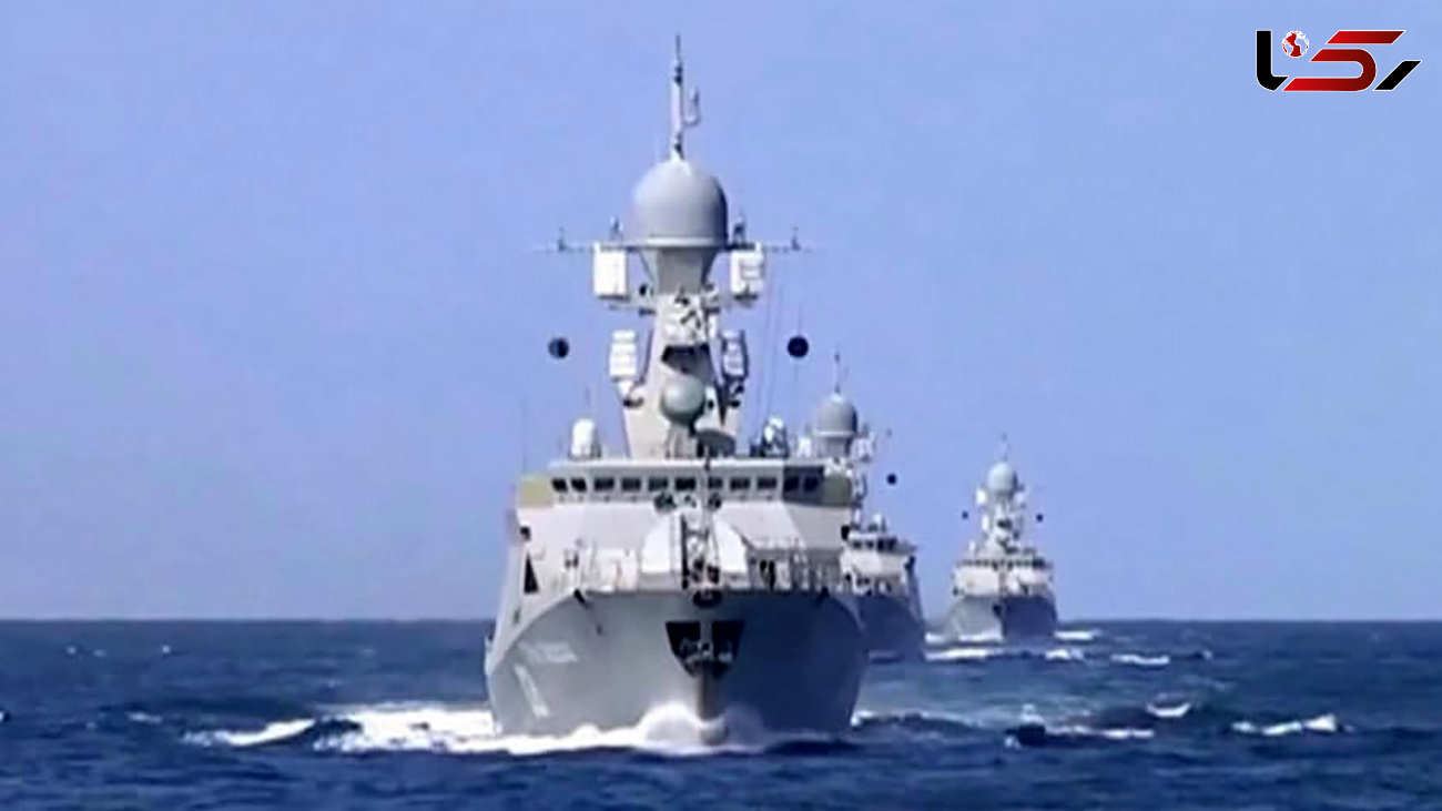 روسیه با تجهیزات نظامی کامل در رزمایش مشترک با ایران و چین