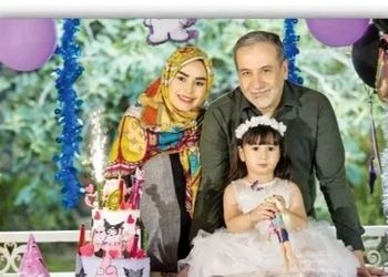 عکس ها / رونمایی از جشن تولد امریکایی و پرحاشیه ساز دختر عباس عراقچی وزیر امور خارجه  / از کیک با نماد امریکایی تا میکاپ همسر فوق جوانش