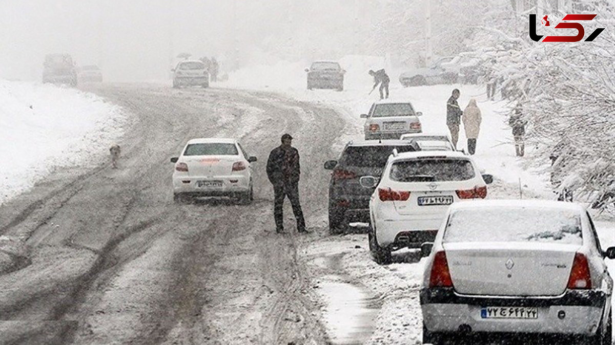 محورهای غرب و جنوب اصفهان برفی است / سقوط بهمن در محور خوانسار